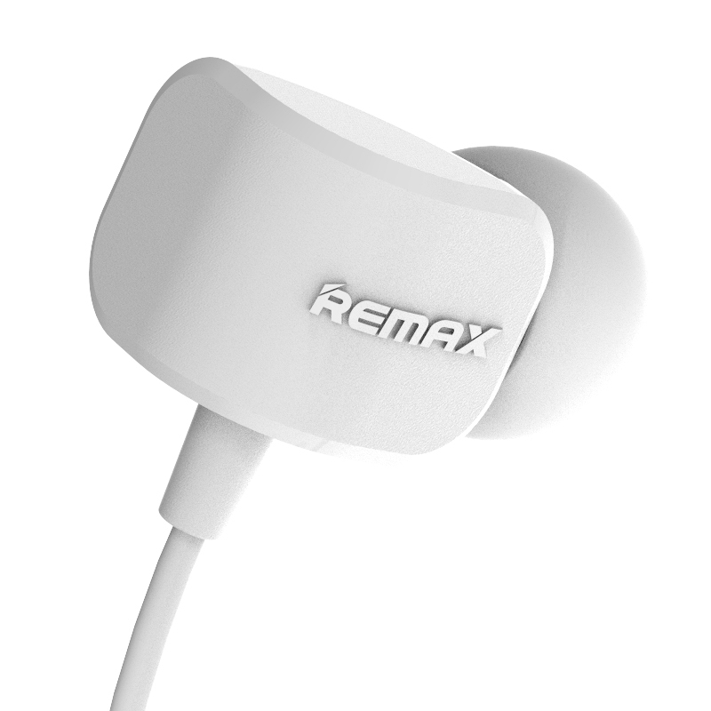 睿量(REMAX) 手机耳机入耳式 3.5mm安卓/苹果通用型线控通话耳麦 音乐耳机 白色