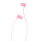 睿量(REMAX) 手机耳机入耳式 3.5mm安卓/苹果通用型线控通话耳麦 音乐耳机 粉色