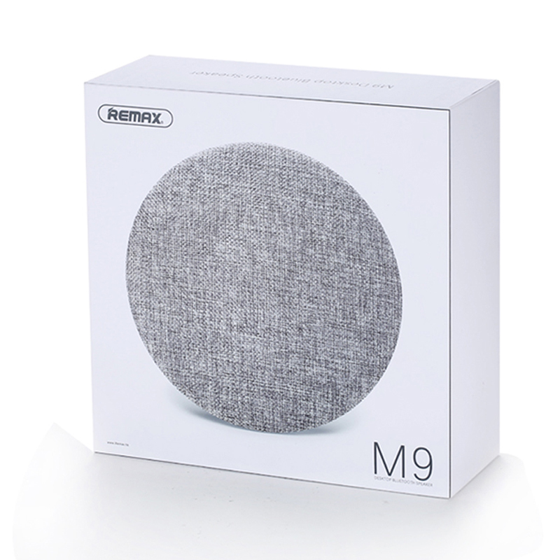睿量(REMAX) M9桌面布艺蓝牙音箱/多彩便携立体声音箱 白色
