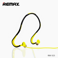 REMAX 运动有线通话耳机 RM-S15（黑+橙）