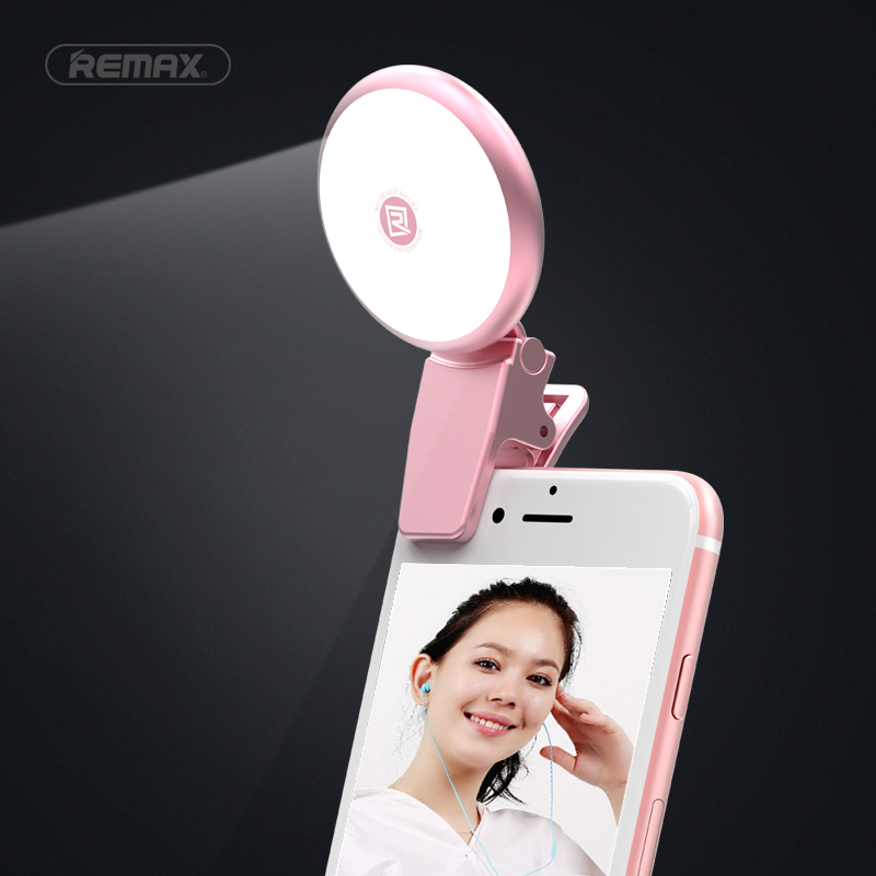 REMAX 沐光系列 补光短夹子 黑色/Black