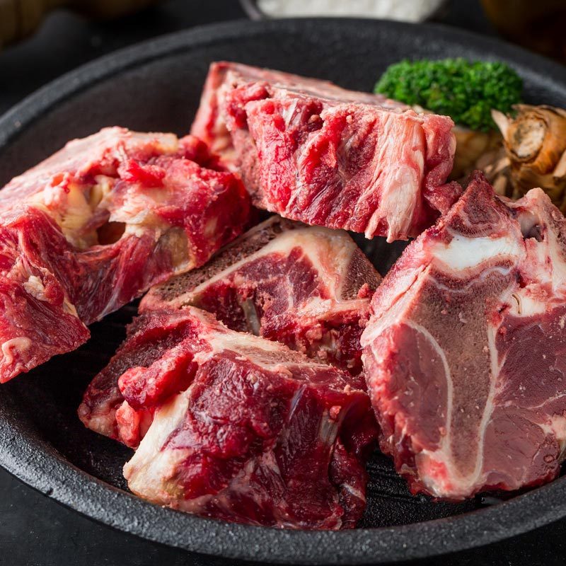 [苏鲜生]澳洲谷饲牛脊骨肉骨段 700g煲汤食材 牛骨牛肉类