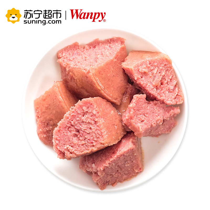 【苏宁超市】顽皮Wanpy 宠物 犬用鸡肉罐头 375g 狗湿粮泰迪金毛宠物挑嘴