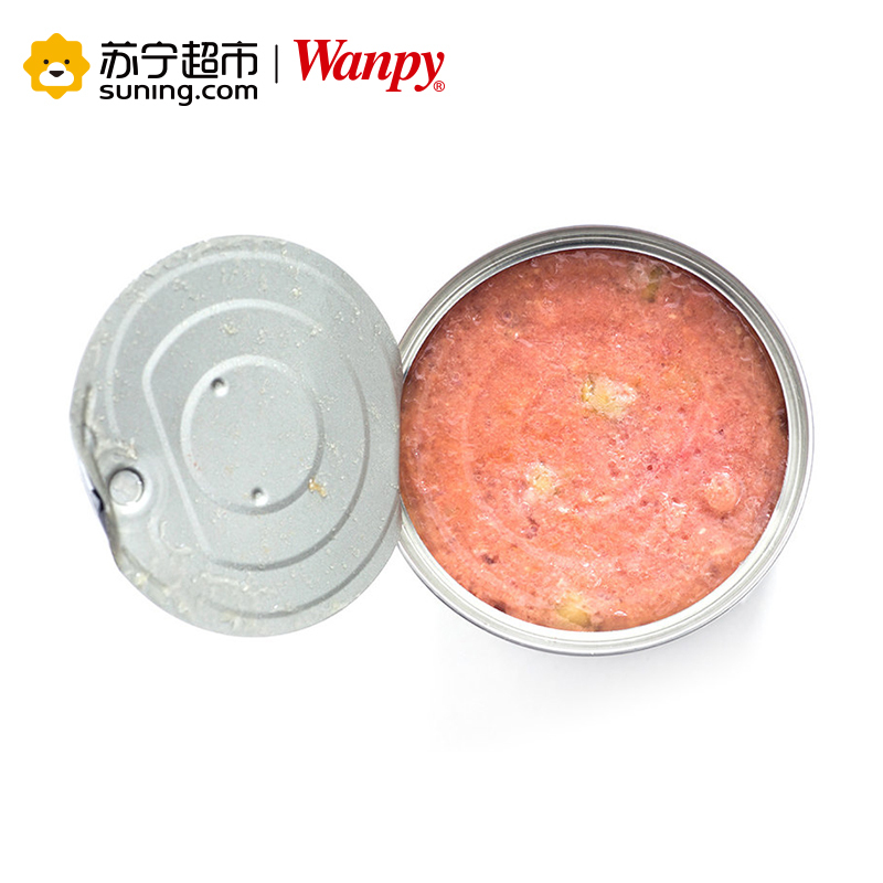 【苏宁超市】顽皮Wanpy 宠物 犬用鸡肉+蔬菜罐头375g 狗湿粮泰迪金毛宠物挑嘴