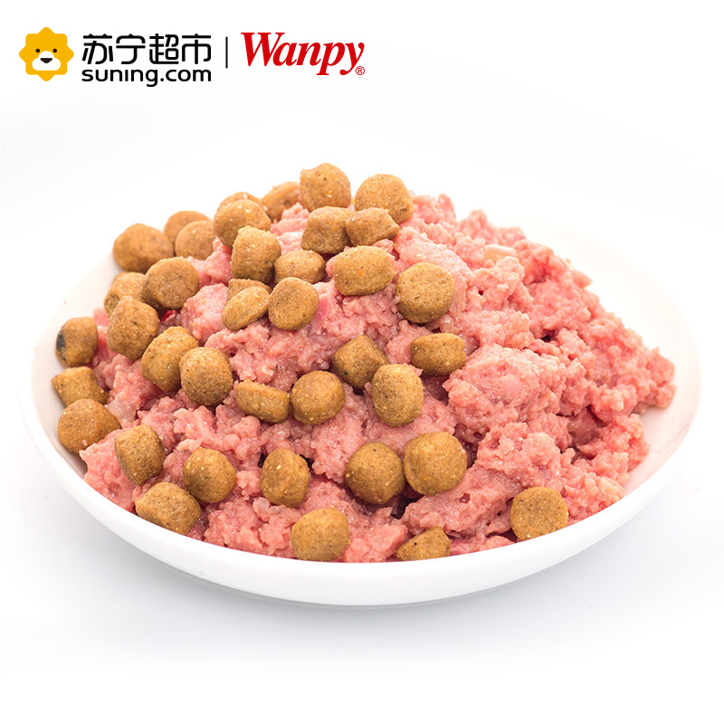 【苏宁超市】顽皮Wanpy 宠物 犬用牛肉罐头375g 狗湿粮泰迪金毛宠物挑嘴