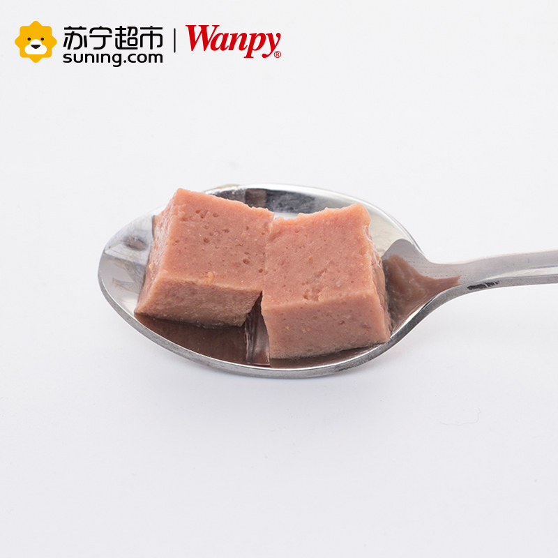 [苏宁超市]顽皮Wanpy宠物 犬用鸡肉慕斯罐头95g 贵宾金毛成犬幼犬宠物狗零食湿粮