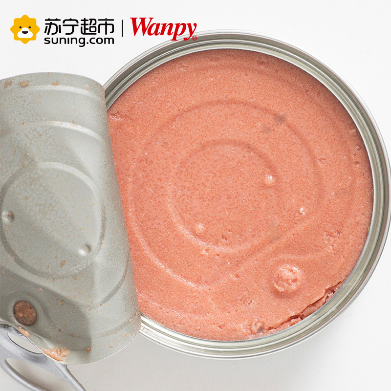 [苏宁超市]顽皮Wanpy宠物 犬用牛肉慕斯罐头95g 贵宾金毛成犬幼犬宠物狗零食湿粮