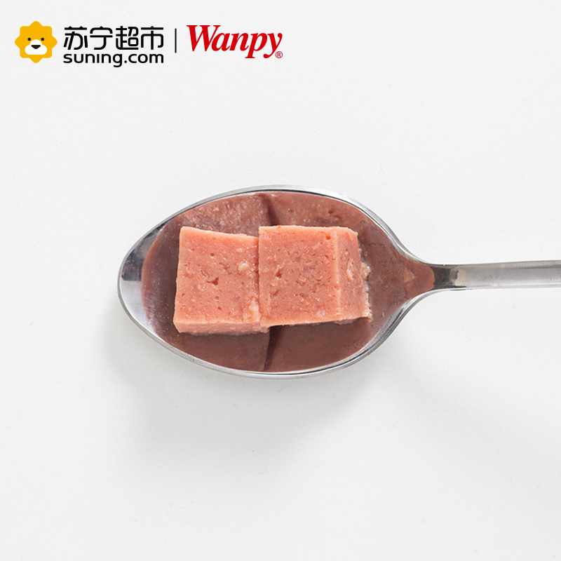 [苏宁超市]顽皮Wanpy宠物 犬用牛肉慕斯罐头95g 贵宾金毛成犬幼犬宠物狗零食湿粮