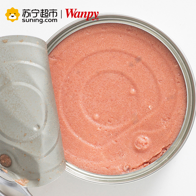 [苏宁超市]顽皮Wanpy宠物 猫用-牛肉慕斯罐头95g 成猫幼猫鲜湿粮零食