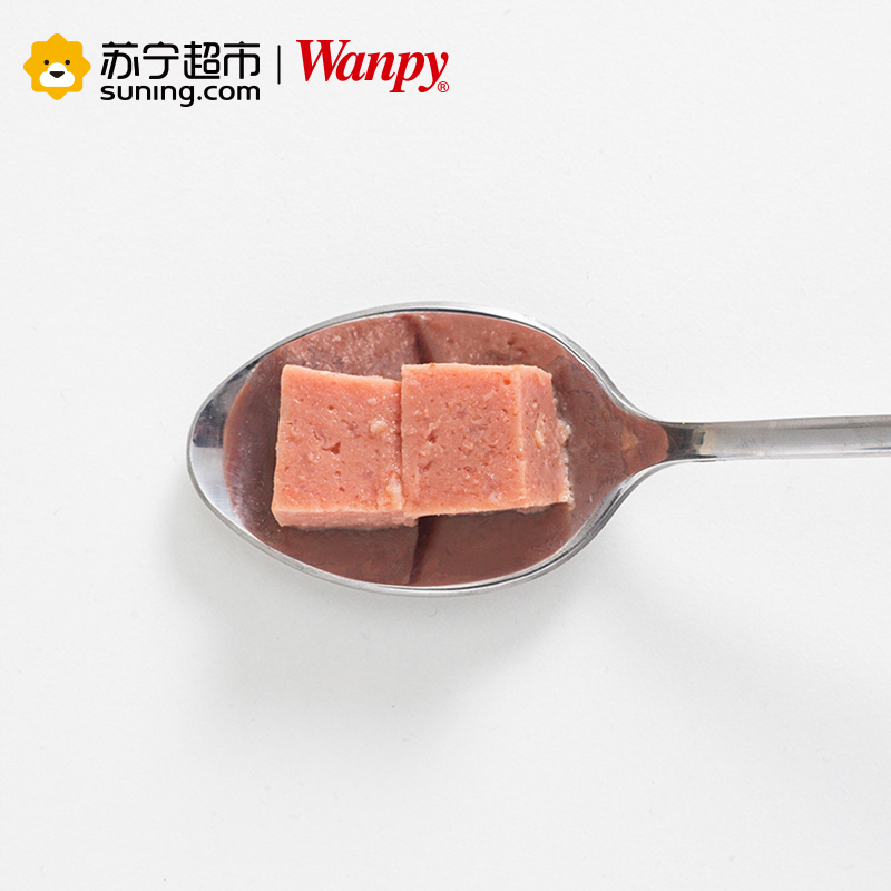 [苏宁超市]顽皮Wanpy宠物 猫用-牛肉慕斯罐头95g 成猫幼猫鲜湿粮零食