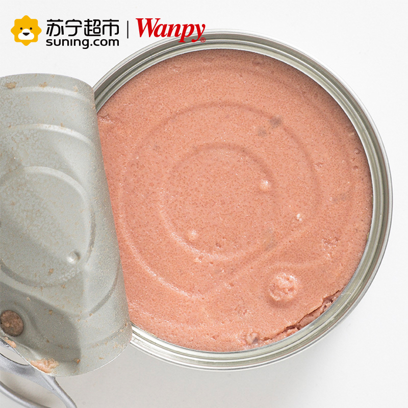 [苏宁超市]顽皮Wanpy宠物 猫用-鸡肉慕斯罐头95g 成猫幼猫鲜湿粮零食