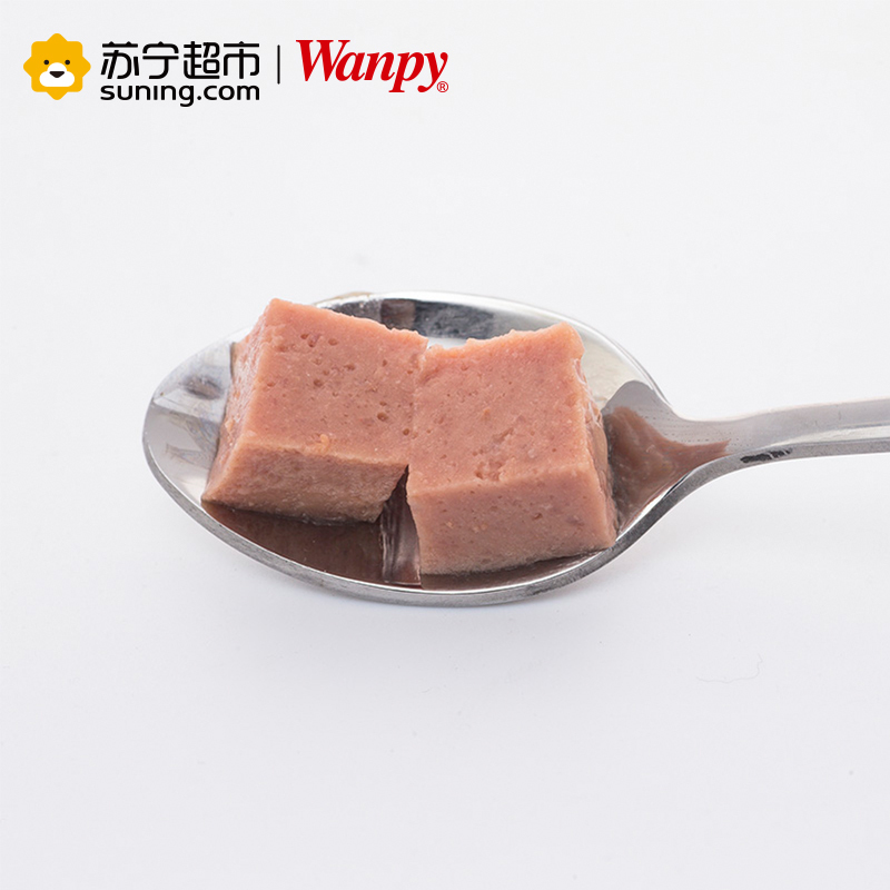 [苏宁超市]顽皮Wanpy宠物 猫用-鸡肉慕斯罐头95g 成猫幼猫鲜湿粮零食