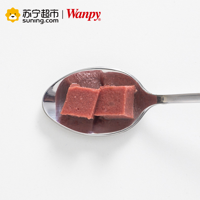 [苏宁超市]顽皮Wanpy宠物 猫用-金枪鱼慕斯罐头95g 湿粮包零食