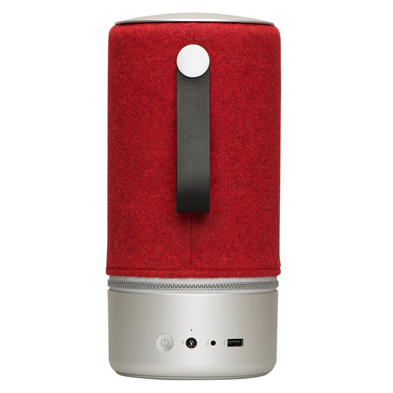 Libratone(小鸟音响)Zipp金属版 无线音箱/智能音响/蓝牙WIFI音箱/家用移动音响 莓红色