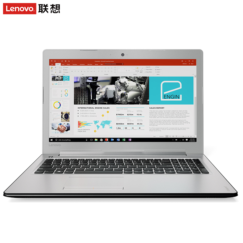 联想(Lenovo)小新310经典版 15.6英寸笔记本(I7-7500U 8G 1T 920M 2G 银)