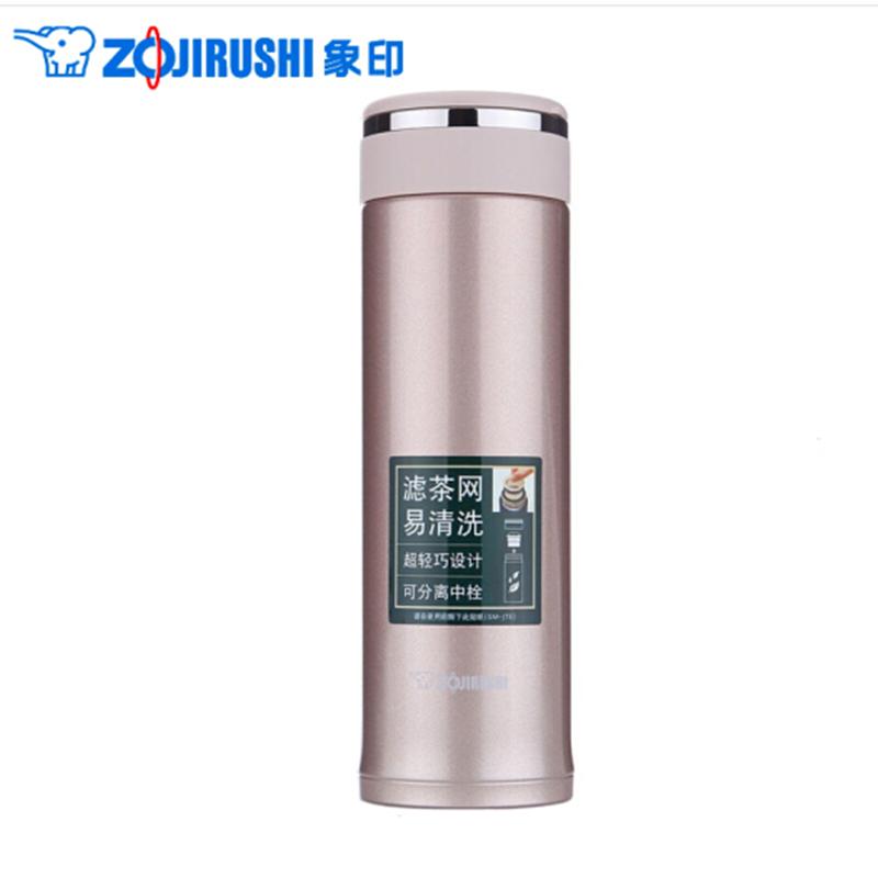 ZOJIRUSHI/象印 SM-JTE46 象印保温杯 男士女士不锈钢水杯 带滤网泡茶杯460ML