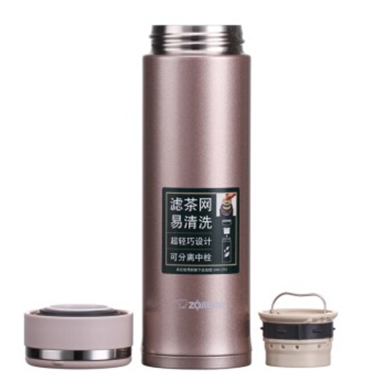ZOJIRUSHI/象印 SM-JTE46 象印保温杯 男士女士不锈钢水杯 带滤网泡茶杯460ML