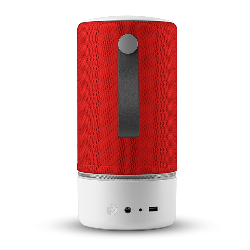 Libratone(小鸟音响)Zipp 无线音箱/智能音响/蓝牙WIFI音箱/家用移动音响/蓝牙音箱 悦红色