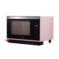 海尔(Haier)xno-28L智能蒸汽嫩烤箱多功能家用高端电蒸烤箱二合一手机wifi可控制 樱花粉