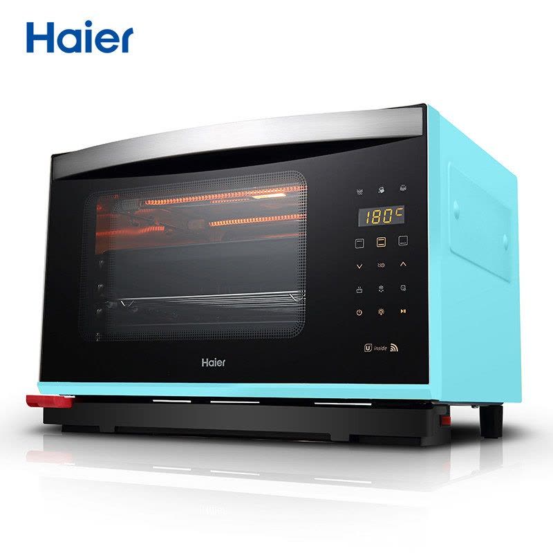 海尔(Haier)蒸汽电烤箱 XNO-28L 集合蒸汽嫩烤 360°均衡温场 手机APPwifi远程控制 梦幻蓝图片