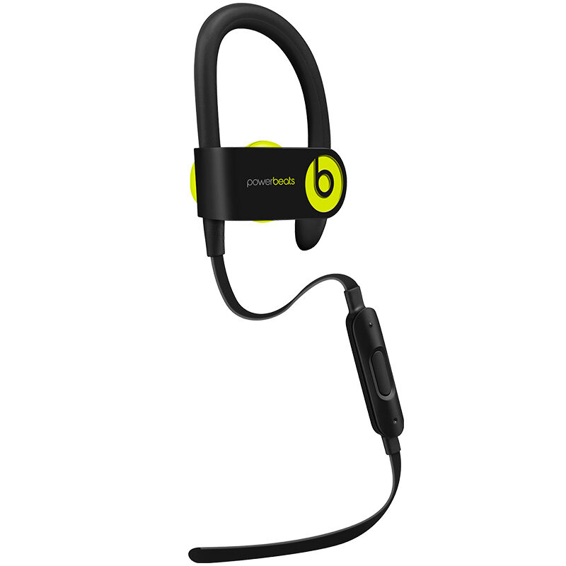 Beats Powerbeats3 by Dr. Dre Wireless 入耳式耳机 荧光黄 运动耳机 蓝牙无线高清大图