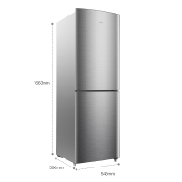 容声(Ronshen)BCD-213D11D 213升 双门冰箱 经济实用 大容量两门 家用节能 多档保鲜(拉丝银)