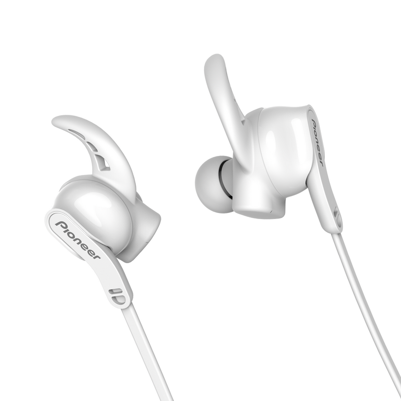 先锋(Pioneer)LIT-Sports 入耳式蓝牙运动线控音乐手机耳机(白色)高清大图