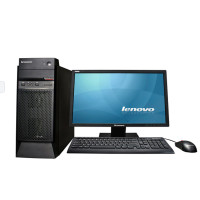 联想启天M4600-D111台式计算机（i7-6700 8G 1T DVD 集成 Win7）配20宽屏显示器