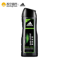 阿迪达斯(adidas)男士控油劲爽去屑洗发露400ml+男士激情沐浴露250ml