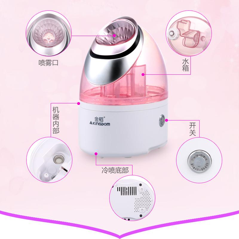 金稻冷喷蒸脸器 KD23318 纳米离子 抗过敏补水喷雾 家用美容仪 蒸面器