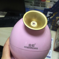 金稻(kingdom)热喷蒸脸器 KD233 粉色 家用美容 纳米补水仪 脸部加湿器 喷雾机