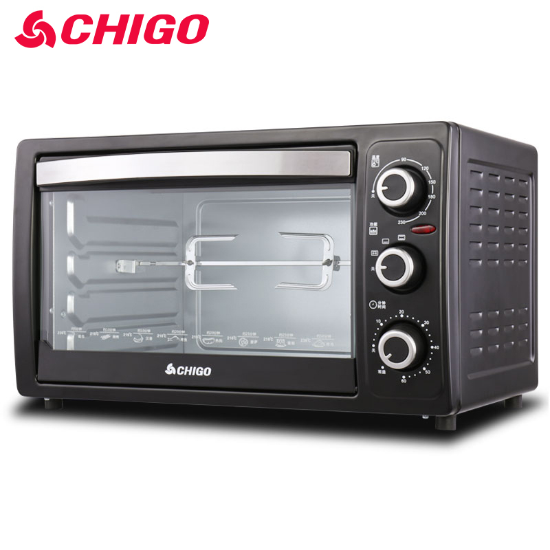 志高（Chigo） WK-F28150J 家用电烤箱上下控温烘焙 机械多功能烤箱 大容量烤全鸡 28L