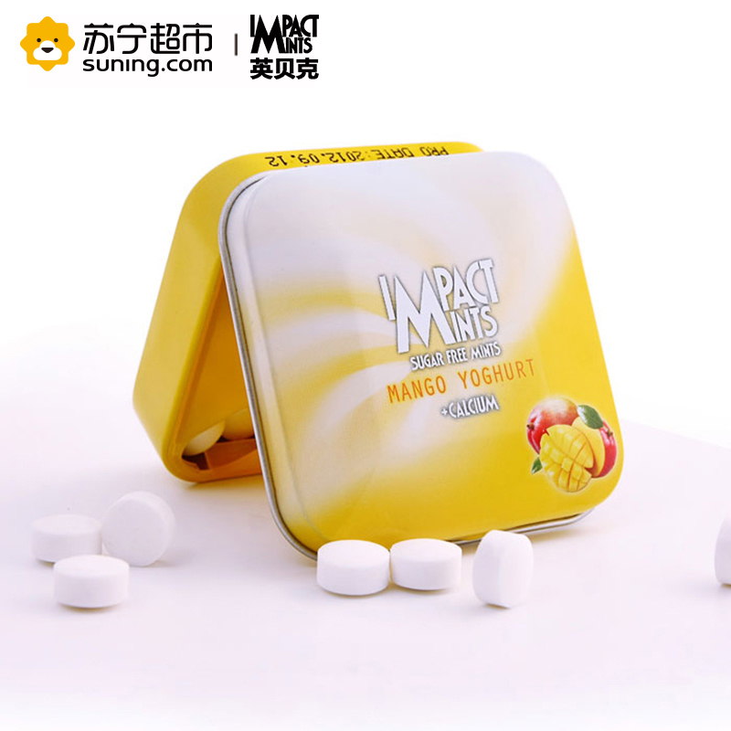 英贝克芒果酸奶味压片糖 15g/盒