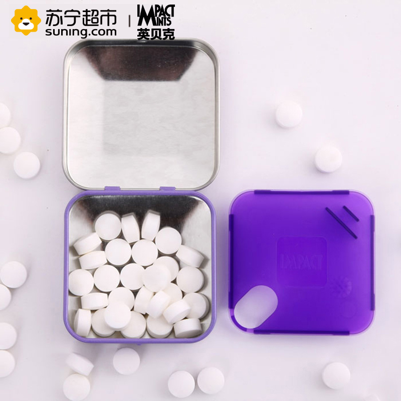 英贝克蓝莓酸奶味压片糖 15g/盒