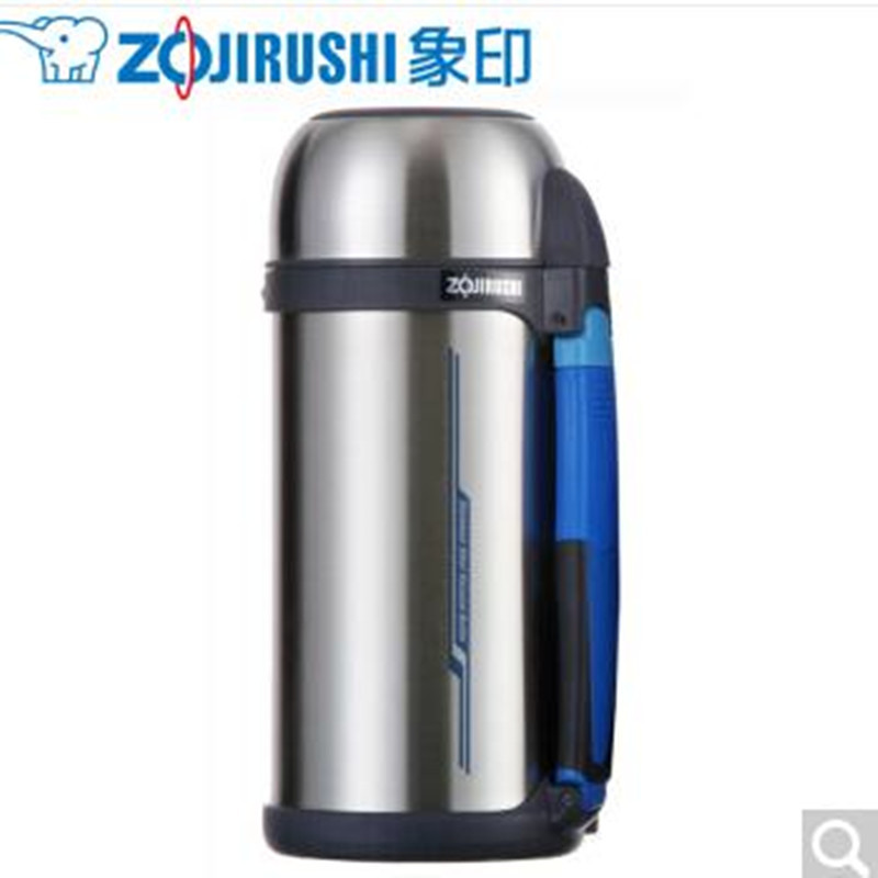 象印(ZO JIRUSHI) SF-CC15 日本象印真空保冷保温杯 不锈钢真空保温壶 户外运动 旅行壶 1.5L不锈钢