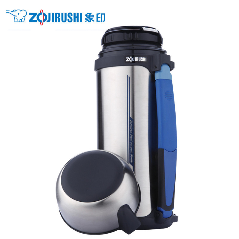 象印(ZO JIRUSHI) SF-CC15 日本象印真空保冷保温杯 不锈钢真空保温壶 户外运动 旅行壶 1.5L不锈钢