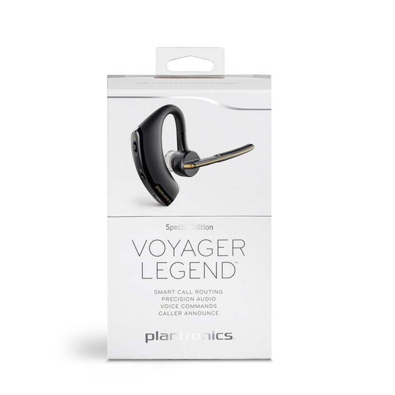 缤特力(Plantronics) 传奇商务蓝牙耳机Voyager Legend通用型耳挂式 金色
