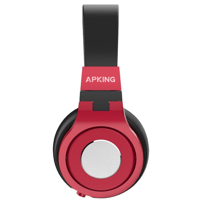 爱谱王(APKING)M499头戴耳机 魔声喇叭折叠头戴大耳机 兼容主流手机电脑数码设备 红黑色图片
