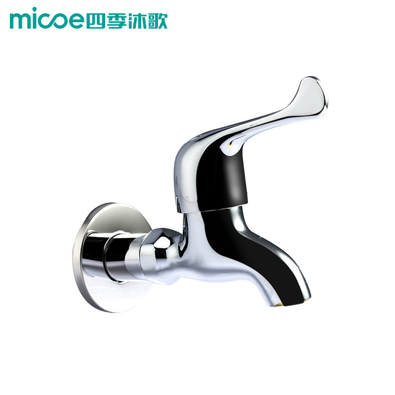 Micoe/四季沐歌全铜主体拖把池龙头 陶瓷芯冷热水通用龙头 拖把池水嘴 卫生间水龙头 4分接口单把单孔陶瓷片阀芯