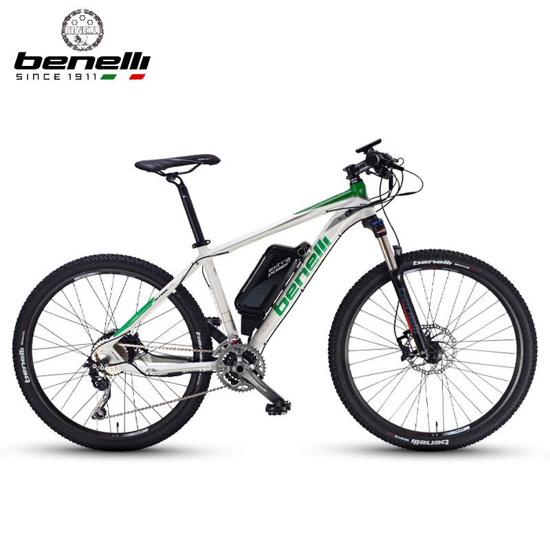 贝纳利(Benelli)锂电电动自行车激情款山地电动车电动自行车27.5寸锂电车中置电机 单人电动山地车 不可折叠图片