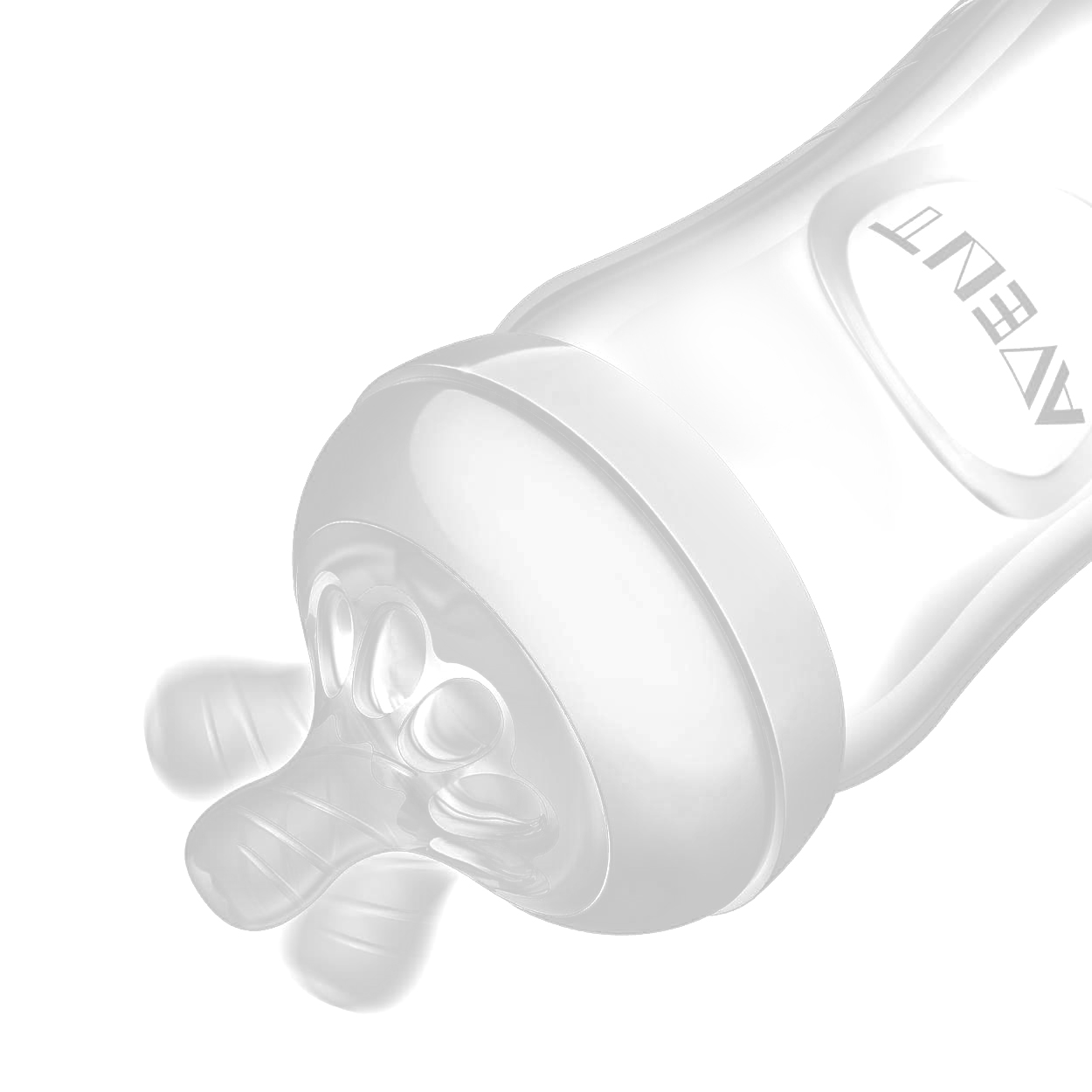 飞利浦 AVENT 新安怡宽口径自然系列玻璃奶瓶N生儿套装(120ml+240ml奶瓶)SCD291/04 法国原装进口高清大图