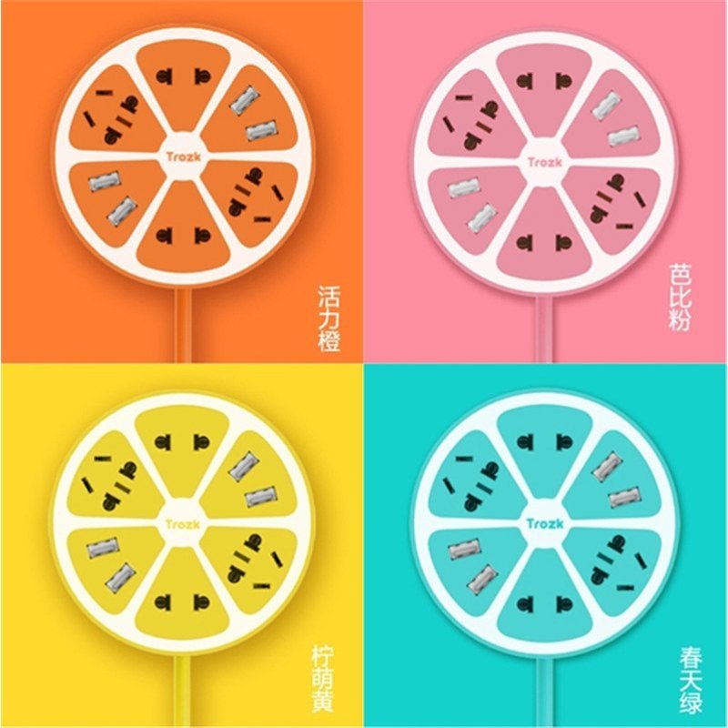 Trozk柠萌(含4口USB)电源转化器 UZ001