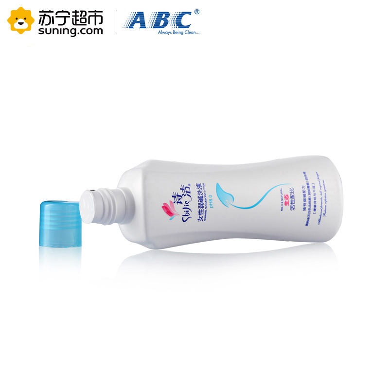 诗洁ShiJie 私处洗液 女士弱碱洗液 祛除霉菌温和滋润 230ml/瓶 清洁 洗液