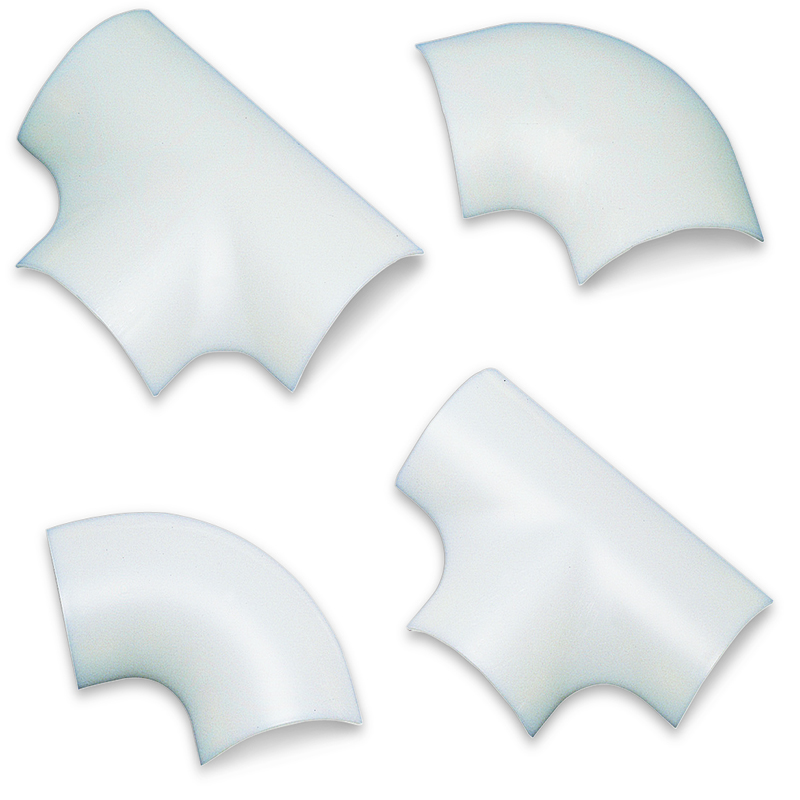 凯士士 圆形地板配线槽接头上盖,L型接头,灰色,RDL50 RDL50