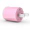 优加 Hello Kitty充电器/USB电源适配器 1A单口充电插头 适用于苹果安卓等 粉色