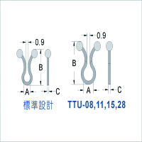 凯士士 扣式扭线环,100个/包,TT-05 TT-05