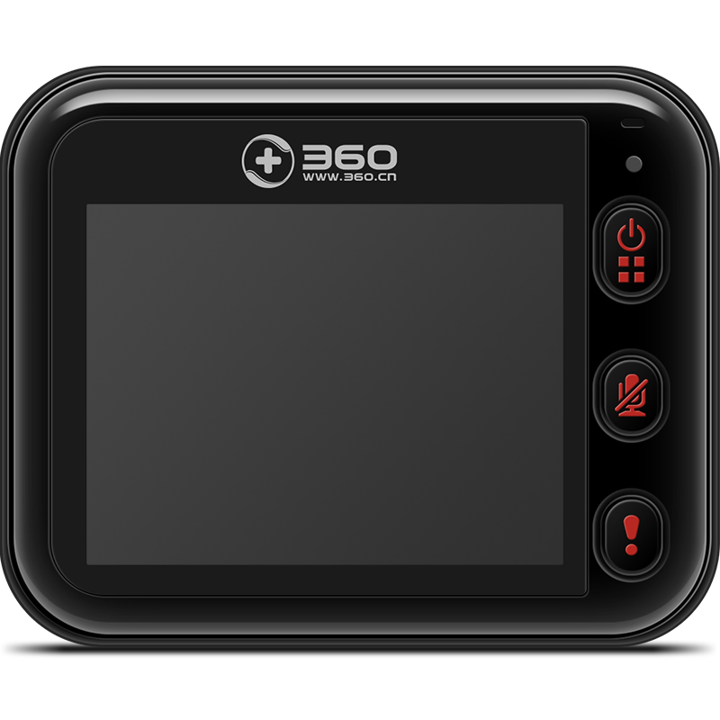 360车载行车记录仪尊享升级版J501C 1080P卡片机 高清夜视WIFI连接 机卡套装 黑色(存储卡品牌随机)