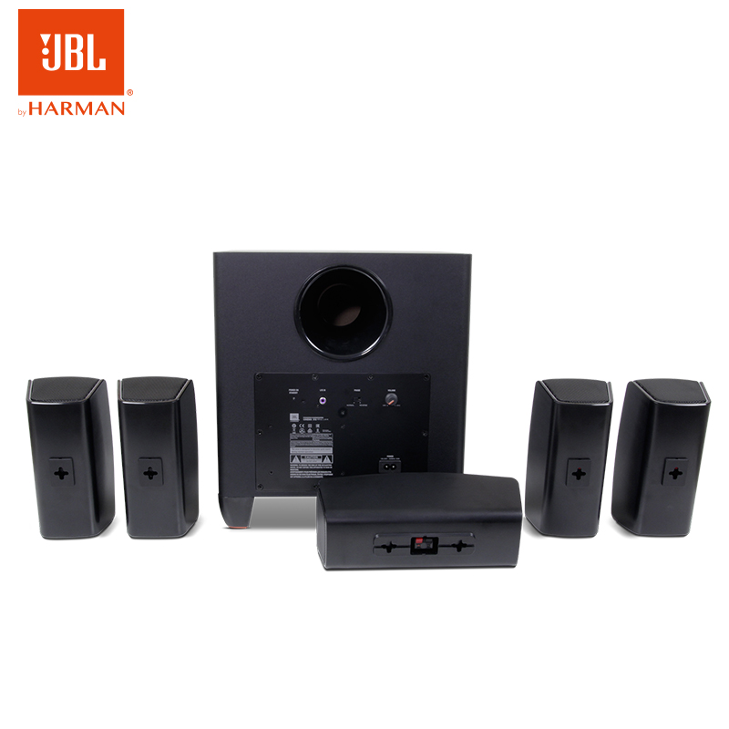 JBL CINEMA610CN 5.1声道 家庭影院套装 音响 音箱 卫星影院 壁挂影院(需连接功放使用)