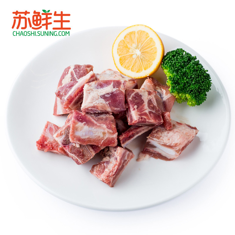 [苏鲜生]丹麦皇冠天然谷饲猪小排400g