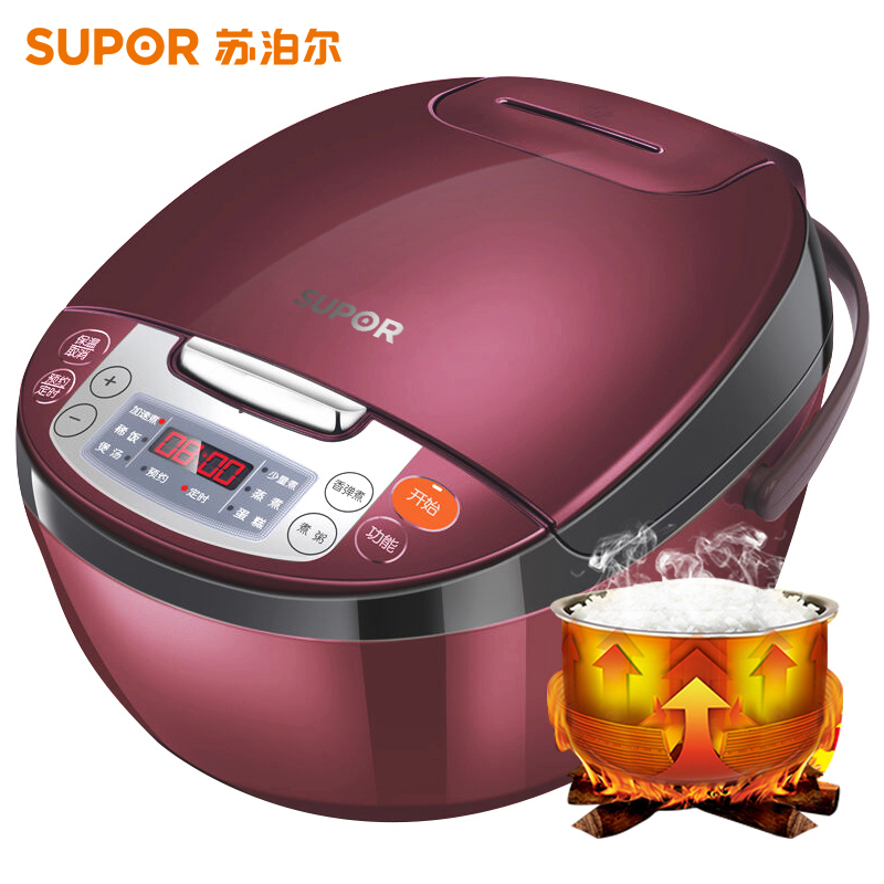 SUPOR/苏泊尔 CFXB40FC829E-75(40FC829A升级款)电饭煲4L 多功能智能 厚釜内胆预约电饭锅